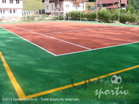 amenajare teren de tenis cu gazon artificial sintetic Suceava